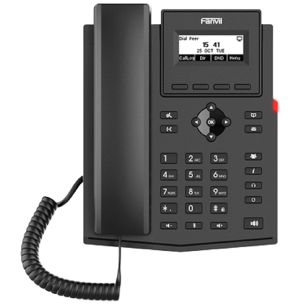 IP ტელეფონი Fanvil X301W, IP Phone, 2 SIP, Black