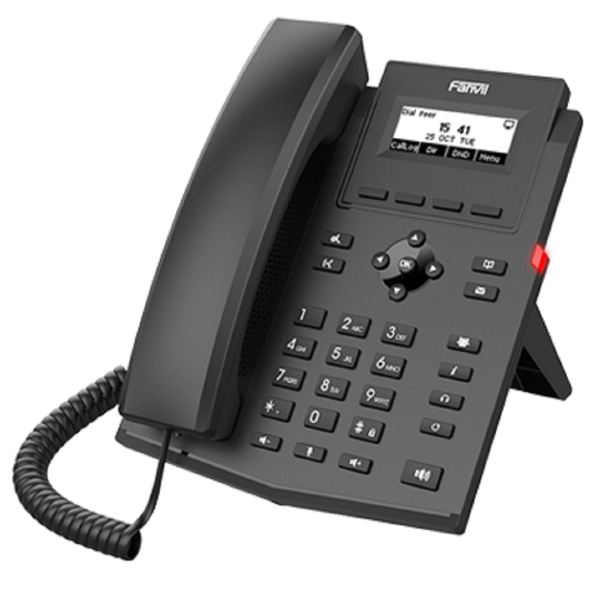 IP ტელეფონი Fanvil X301W, IP Phone, 2 SIP, Black