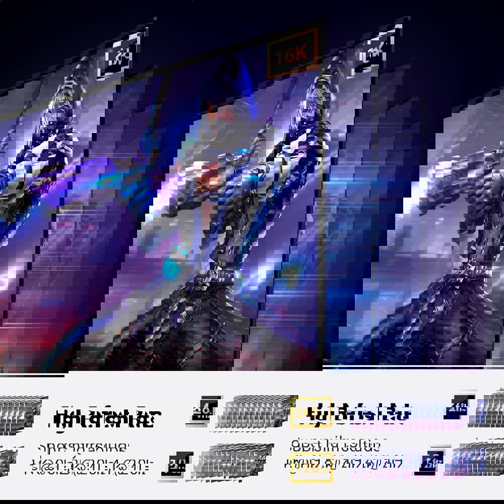 ვიდეო კაბელი UGREEN DP118 (15384), 16K, 2.1 DisplayPort To DisplayPort, 2m, Grey/Black