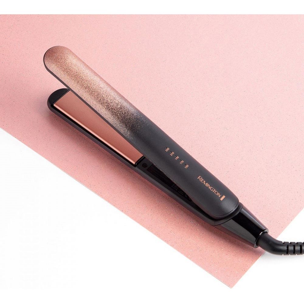 თმის უთო Remington S5305, Hair Straightener, Black/Pink