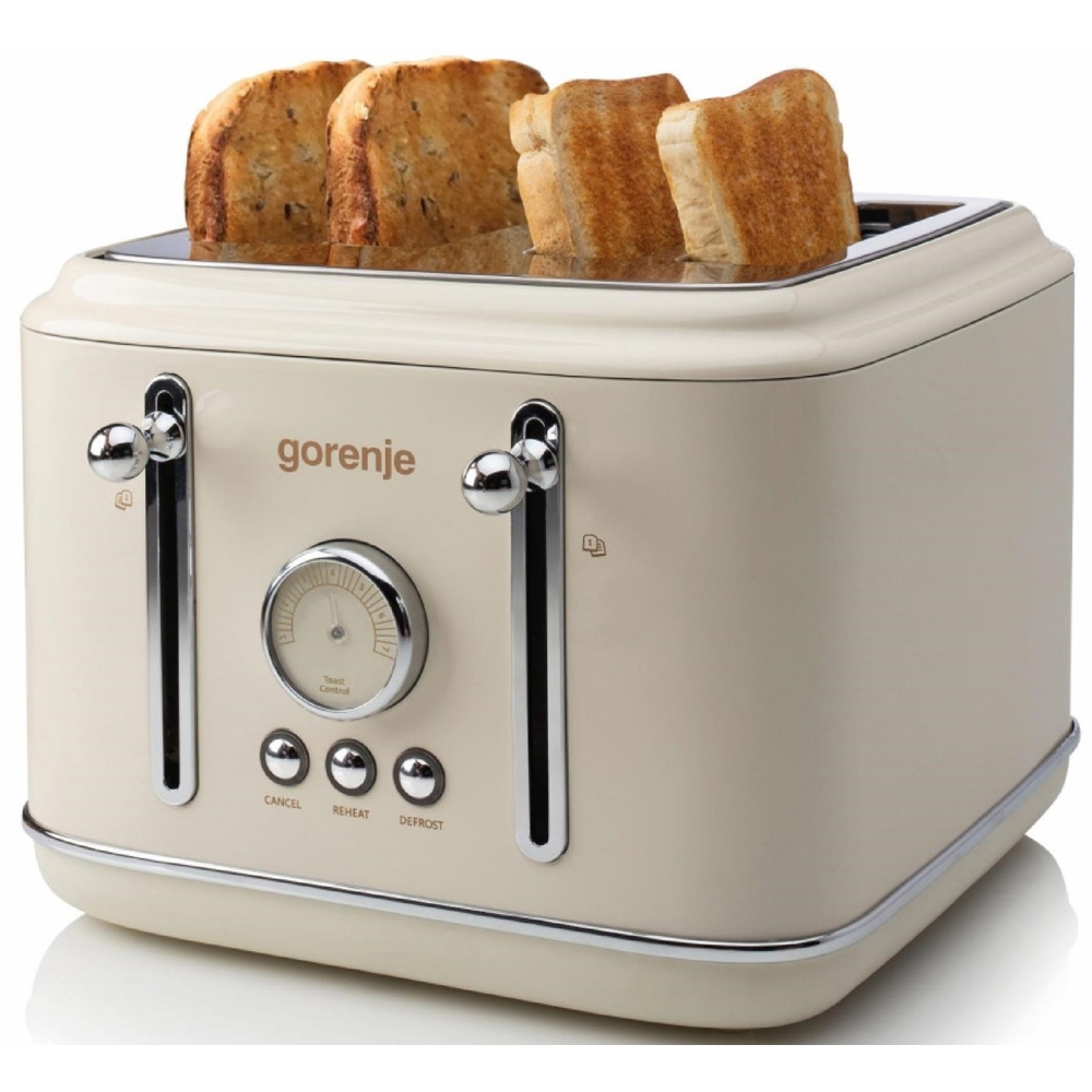 ტოსტერი Gorenje T2300CLIN, 2300W, Toaster, Beige