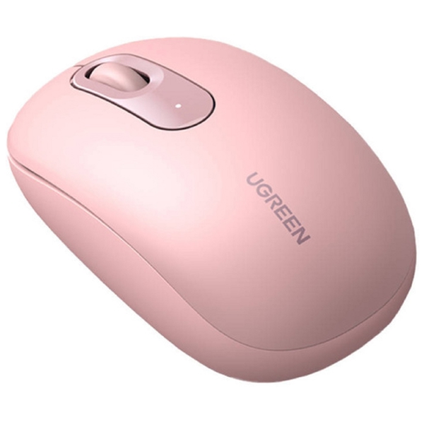 მაუსი UGREEN MU105 (90686), Wireless, USB, Mouse, Cherry Pink