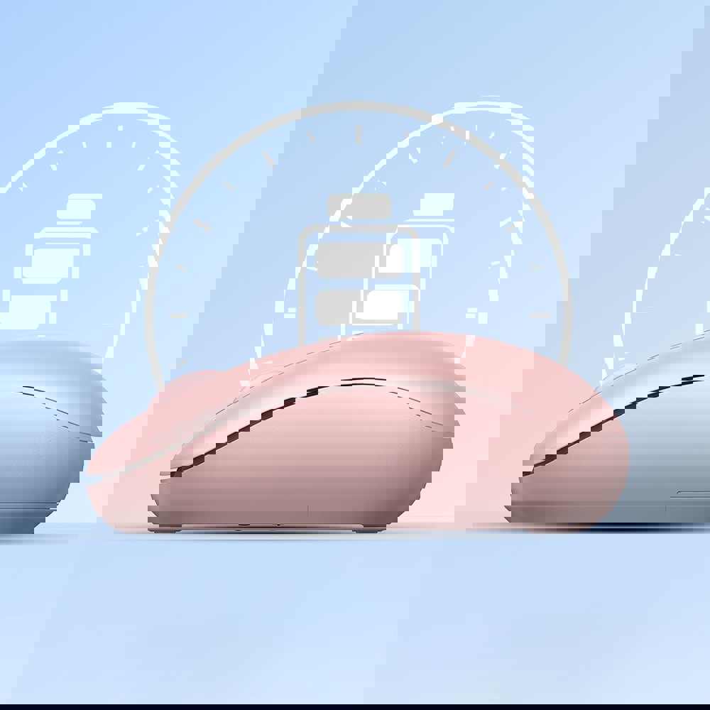 მაუსი UGREEN MU105 (90686), Wireless, USB, Mouse, Cherry Pink