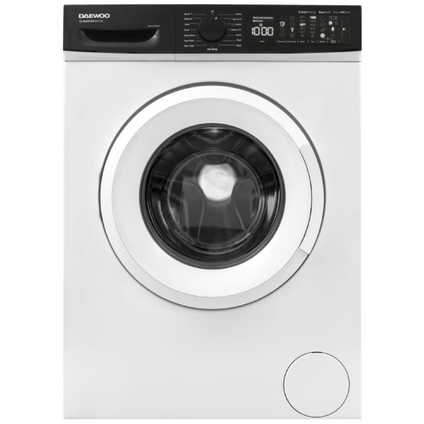 სარეცხი მანქანა Daewoo WM914T3WB0GE, 9Kg, A+++, 1400Rpm, Washing Machine, White