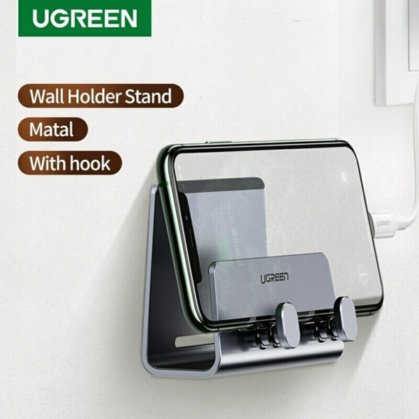 მობილურის დამჭერი UGREEN LP193 (70584), Wall Mount, Phone Holder, Grey