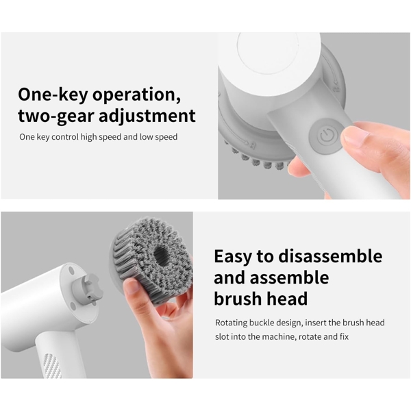 მულტიფუნქციური საწმენდი Xiaomi Lydsto XL-DDQJS01, Multi-function Brush, White