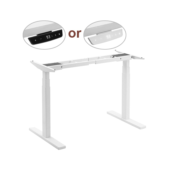 ელექტრო მაგიდა Brateck 3-Stage Dual Motor Sit-Stand Desk M09-23D Black ( მაგიდა არის აწყობილი და აქვს მცირე ნაკაწრები )