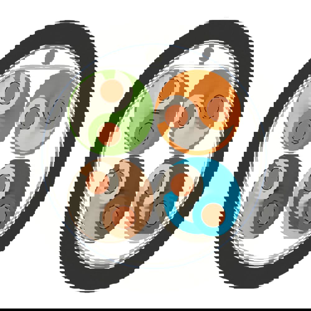 Etk kablo Cat 5e F/UTP 4x2x24 AWG PE-305M, Cat5e FTP, Lan Cable, 305m, Black