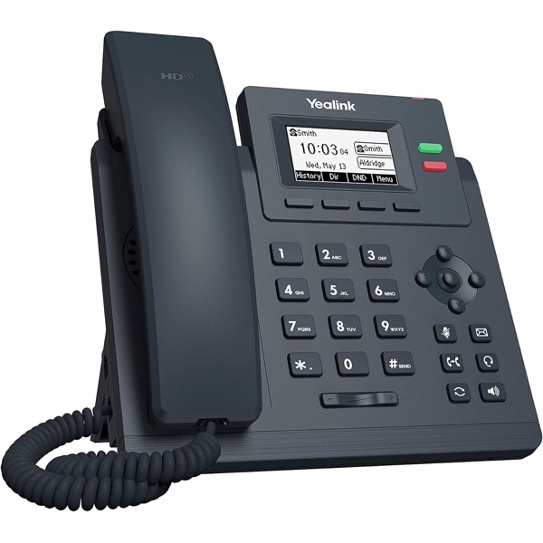 IP ტელეფონი Yealink SIP-T31P, IP Phone, PoE, 2 SIP, Black