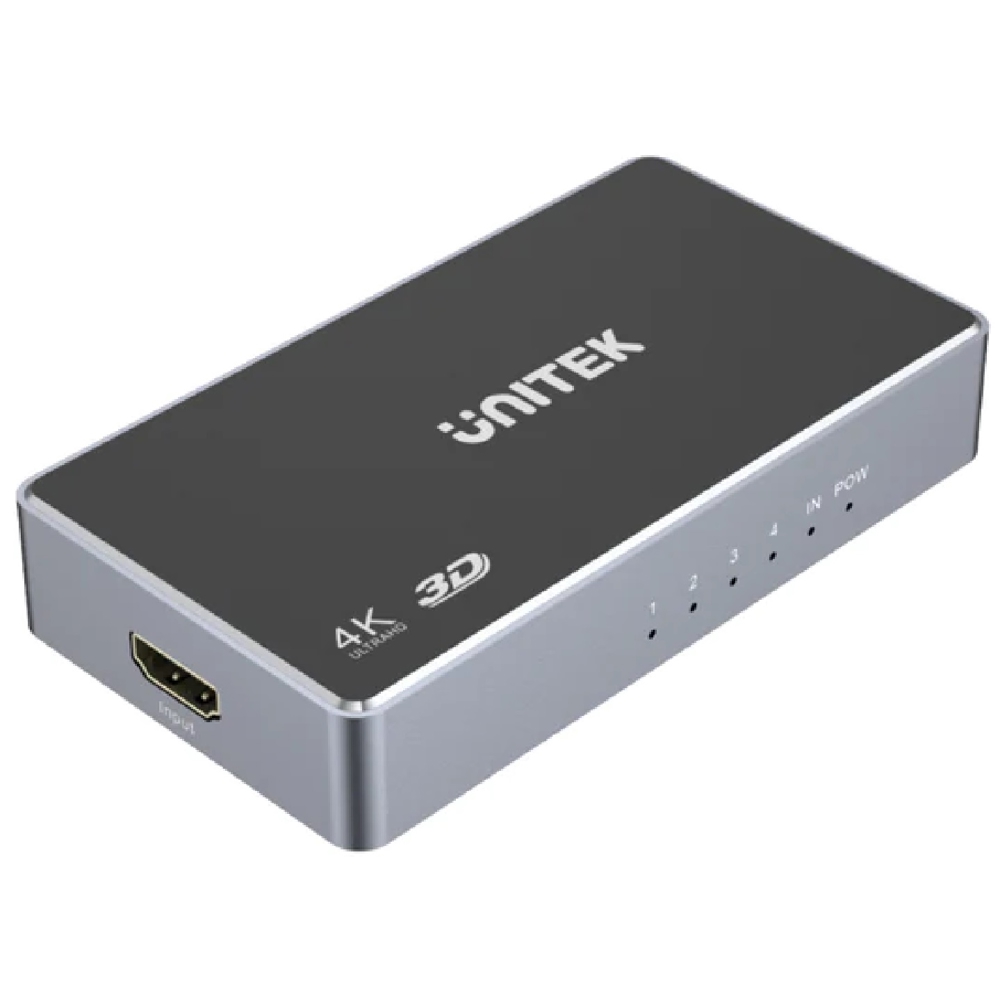 სპლიტერი Unitek V1109A, HDMI Splitter, 5 Ports, Black