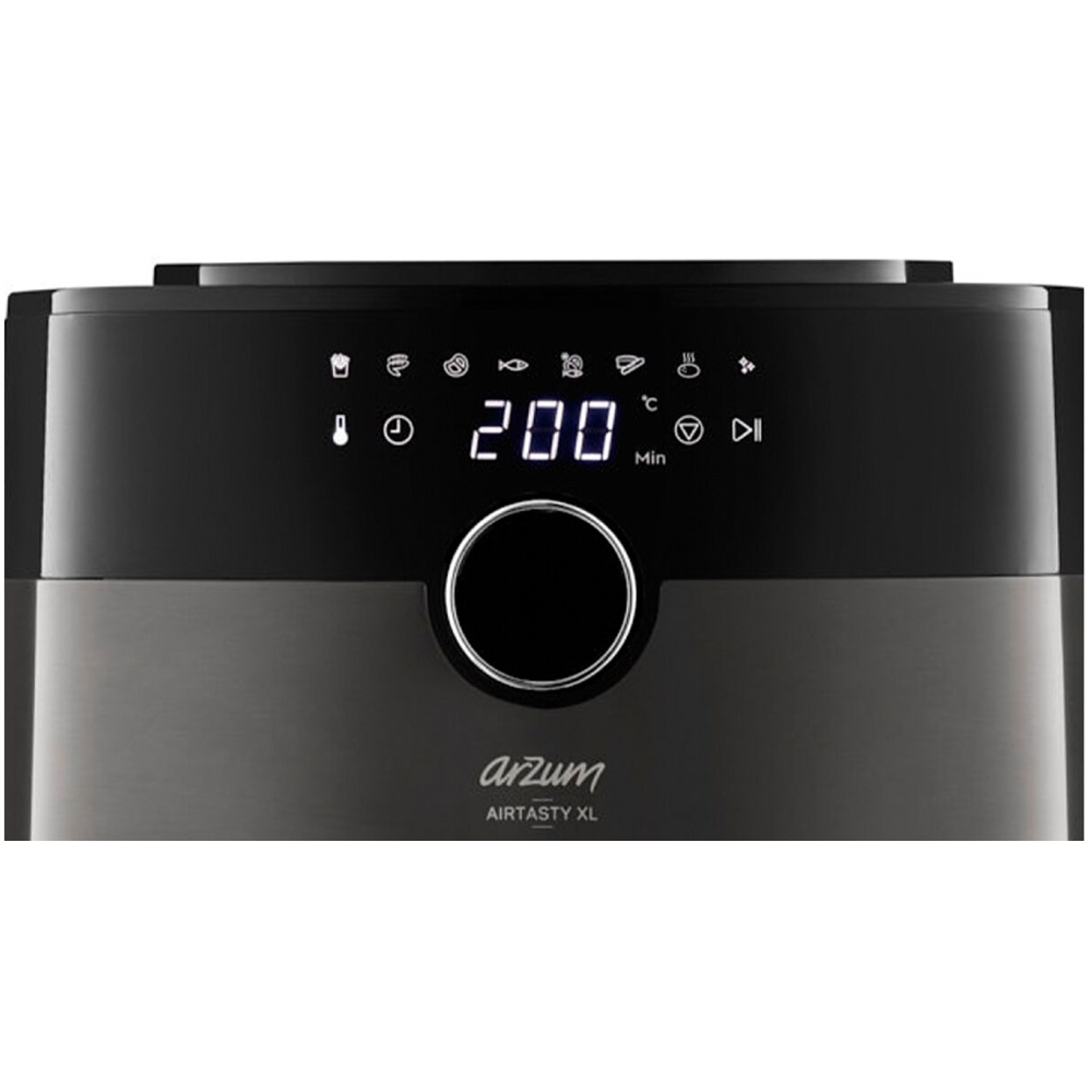 Arzum AR2074-G, 1750W, 6L, Air Fryer, Black