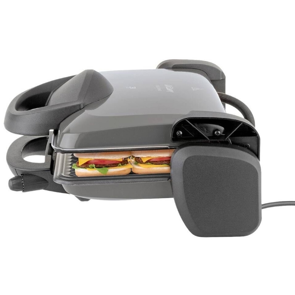 სენდვიჩის აპარატი Arzum AR2037, 1800W, Sandwich Maker, Silver