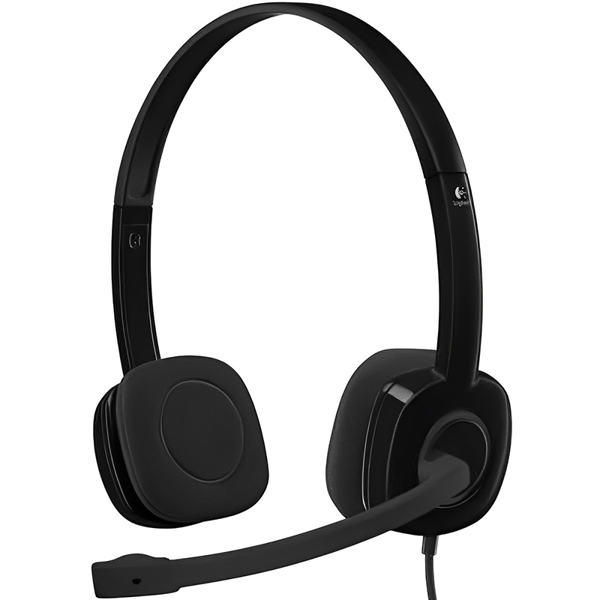 ყურსასმენი Logitech L981-000589 H151, Headset, Wired, 3.5mm, Black