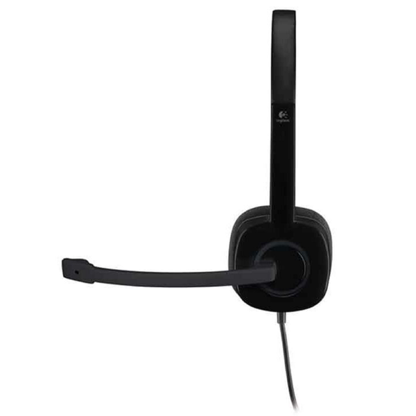 ყურსასმენი Logitech L981-000589 H151, Headset, Wired, 3.5mm, Black