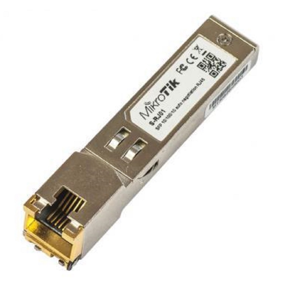 MikroTik S-RJ01, 1.25 Gb/s SFP to 1 Gb/s Rj45 Converter SFP Module