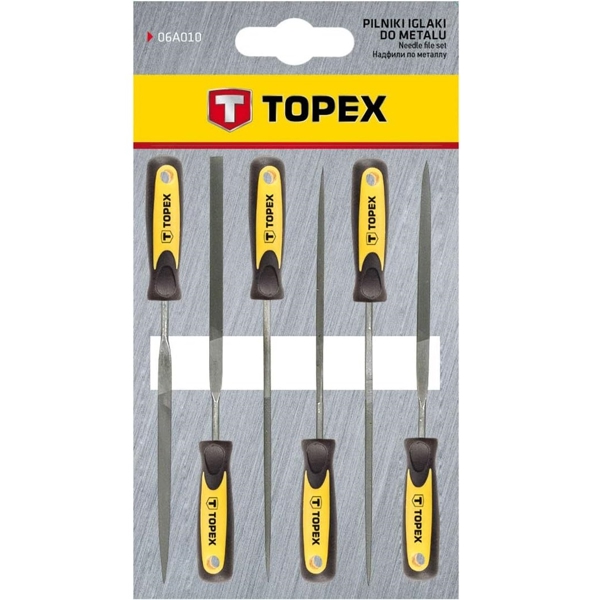 Topex 06A010, 6 Pcs Tool Set, Black/Yellow