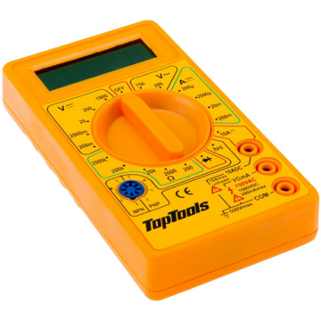 ციფრული მულტიმეტრი Top Tools 94W100, Digital Multimeter, Orange