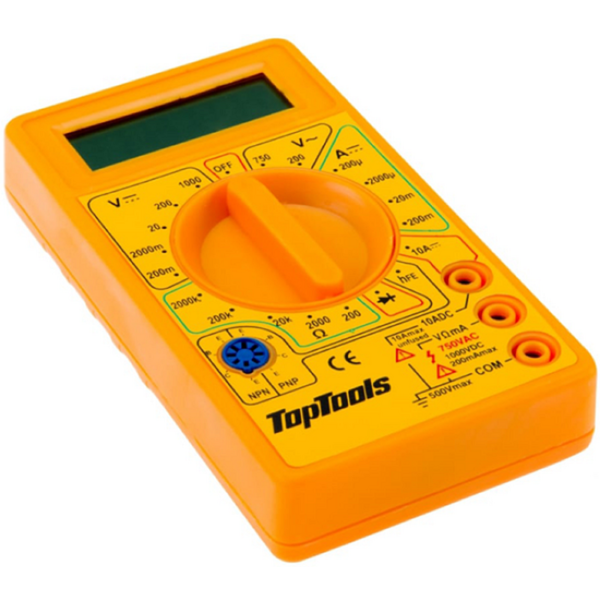 ციფრული მულტიმეტრი Top Tools 94W100, Digital Multimeter, Orange