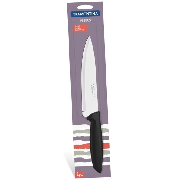 Tramontina 23426/107 Plenus, Kitchen Knife, 15 cm, Black