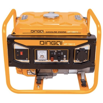 Dingqi 108010, 1kW, Petrol Generator, Black/Orange