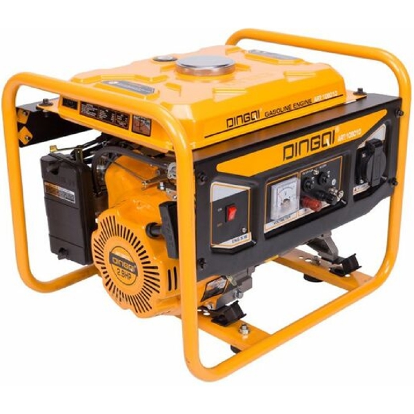 გენერატორი Dingqi 108010, 1kW, Petrol Generator, Black/Orange