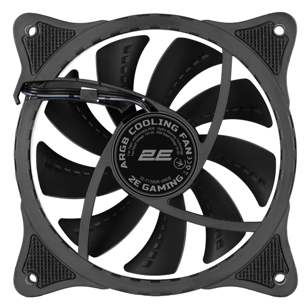 2E 2E-F120OR-ARGB, 120mm, 1200RPM, Cooler, Black