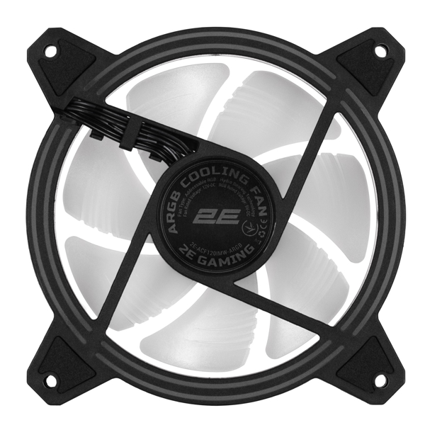 ქულერი 2E 2E-ACF120IMW-ARGB, 120mm, 1200RPM, Cooler, Black