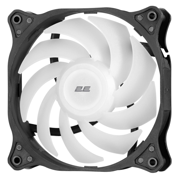 2E 2E-F120-ARGB, 120mm, 1200RPM, Cooler, Black