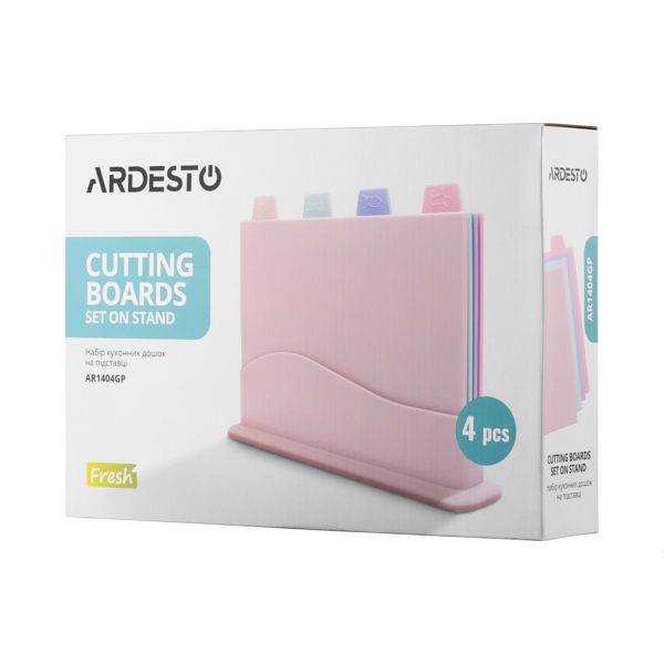 Ardesto AR1404GP Fresh, Set Of Cutting Boards, Colorful