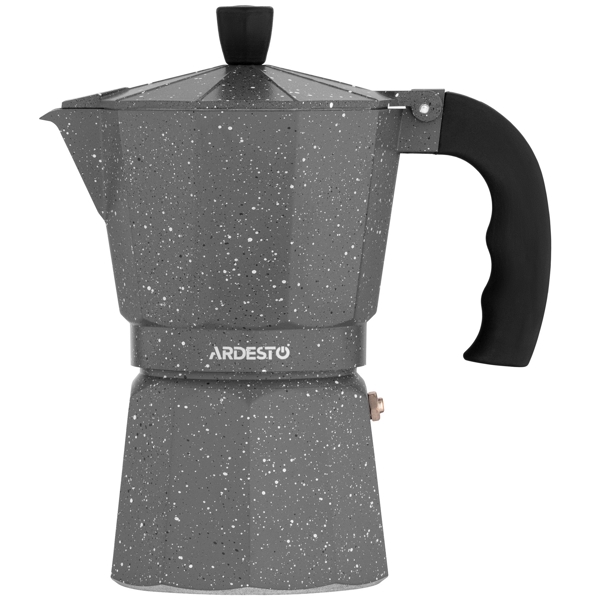 ყავის მადუღარა Ardesto AR0809AGS Gemini Molise, 0.4L, Coffee Maker, Grey