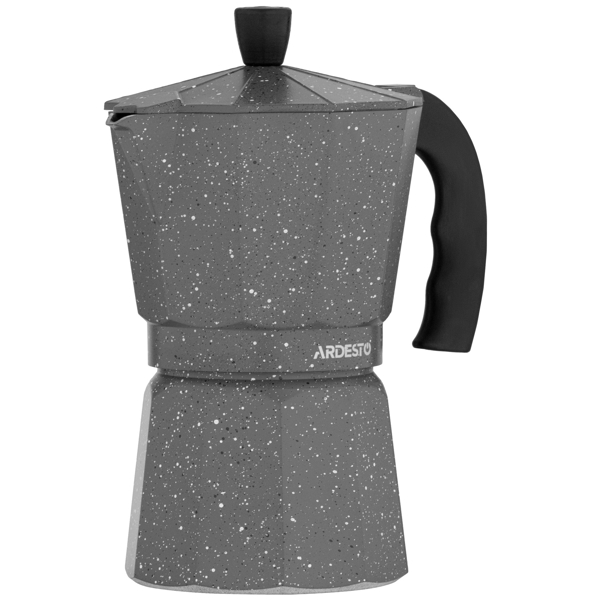 ყავის მადუღარა Ardesto AR0809AGS Gemini Molise, 0.4L, Coffee Maker, Grey