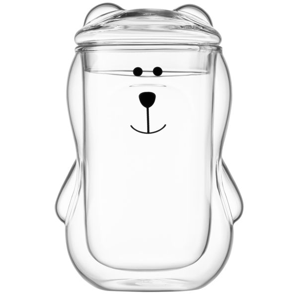 ჭიქების ნაკრები Ardesto AR2630AB Animals, 300Ml, 2Pcs, Cup Set, Transparent