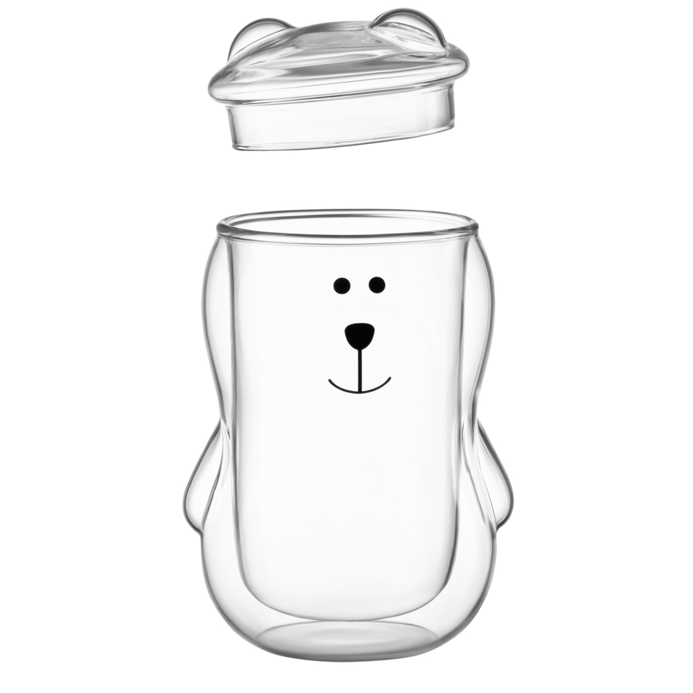 Ardesto AR2630AB Animals, 0.3l, 2Pcs, Cup Set, Transparent