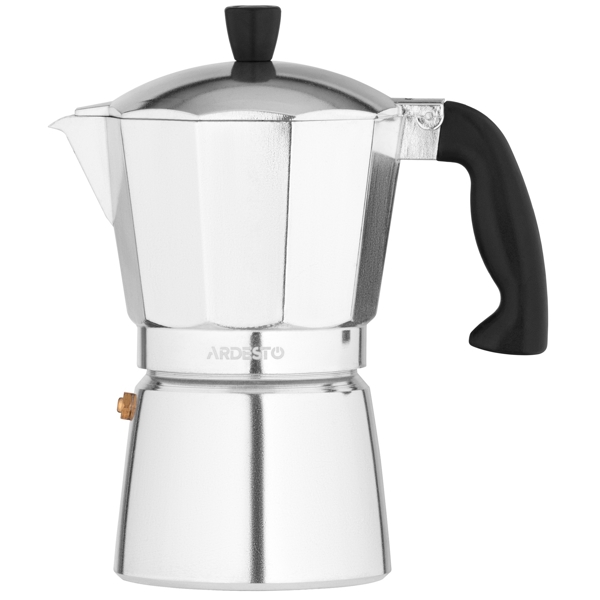 ყავის მადუღარა Ardesto AR0809AG Gemini Cremona, 0.4L, Coffee Maker, Stainless Steel