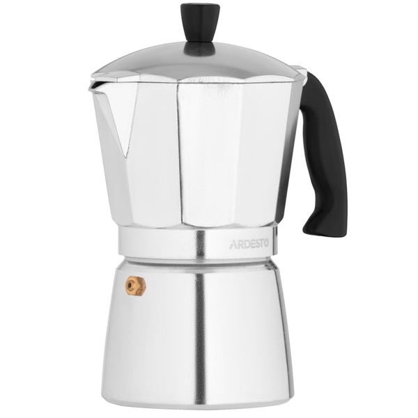 ყავის მადუღარა Ardesto AR0809AG Gemini Cremona, 0.4L, Coffee Maker, Stainless Steel