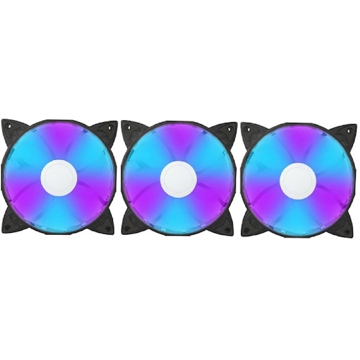 ქულერი 1STPLAYER 1STPLR-G1, RGB, 120mm, 1300RPM, Cooler, Black