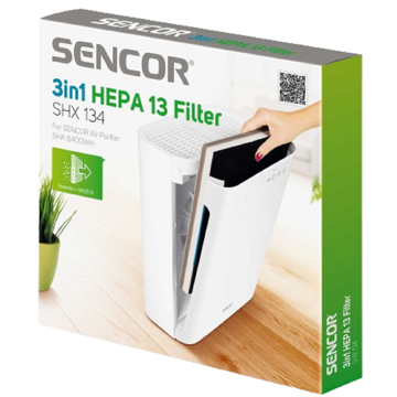 ჰაერის გამწმენიდის ფილტრი Sencor SHX 134 HEPA 13, Filter For SHA 8400WH