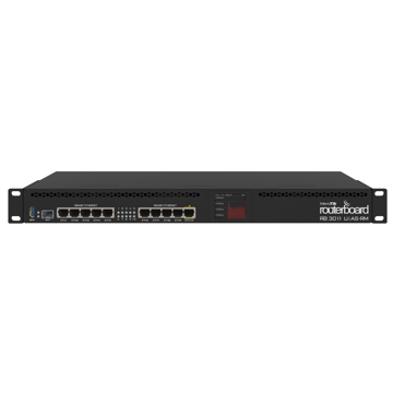 Mikrotik RB3011UiAS-RM, Router, Black