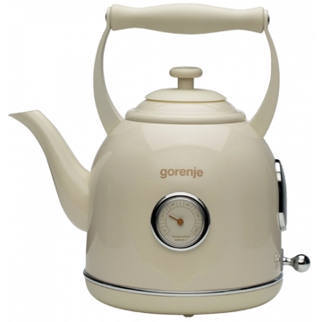 ელექტრო ჩაიდანი Gorenje K17CLIN, 2000W, 1.7L, Electric Kettle, Beige