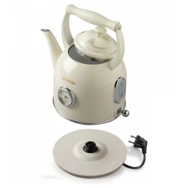 ელექტრო ჩაიდანი Gorenje K17CLIN, 2000W, 1.7L, Electric Kettle, Beige