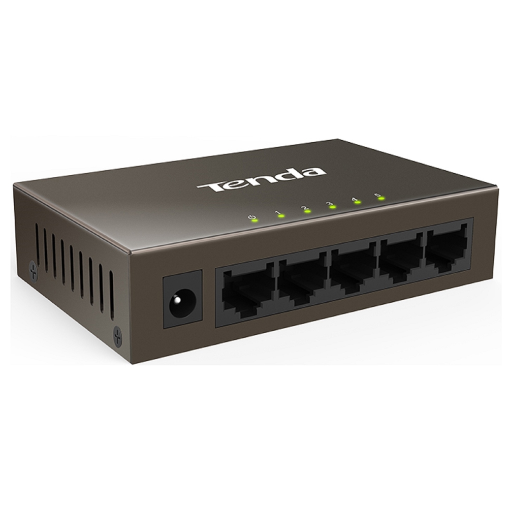 სვიჩი Tenda TEF1005D, 5 Port, Switch, Curry