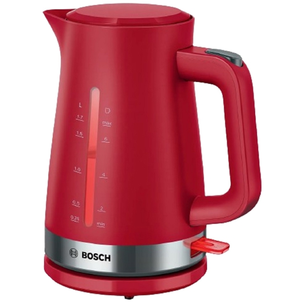 Bosch TWK4M224, 2400W, 1.7L, Electric Kettle, Red