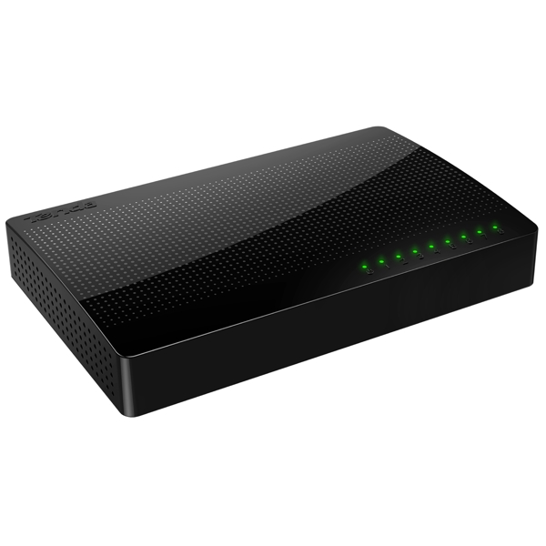 სვიჩი Tenda SG108, 8 Port Gigabit, Switch, Black