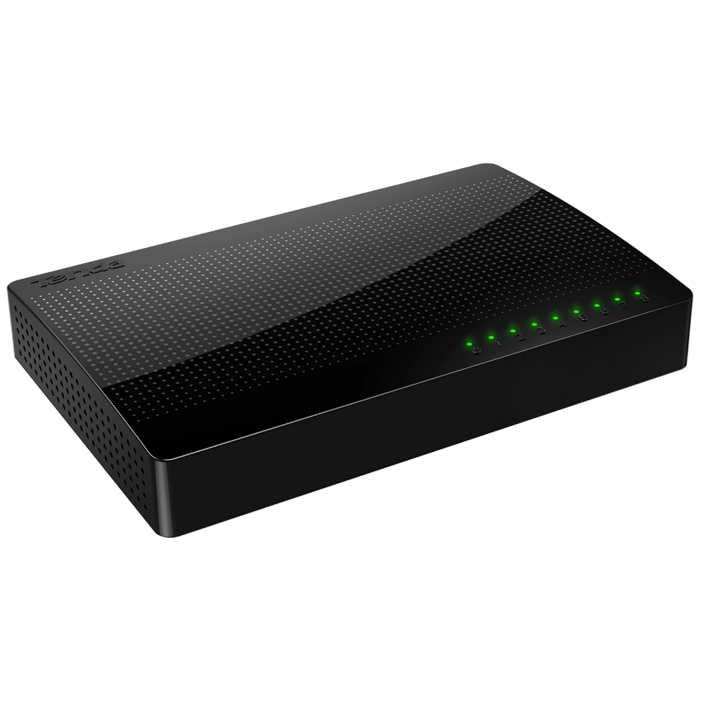სვიჩი Tenda SG108, 8 Port Gigabit, Switch, Black