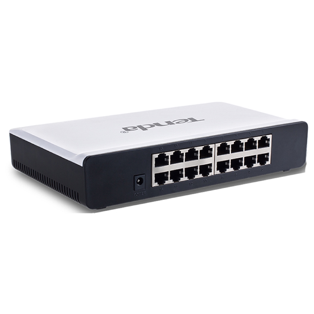 Tenda S16, 16 Port, Switch, White