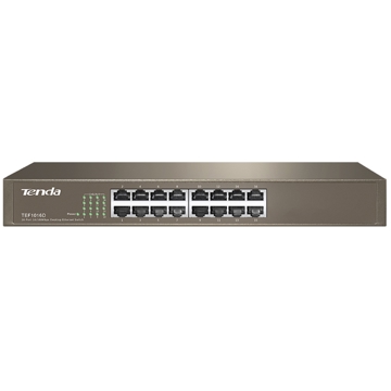 Tenda TEF1016D, 16Port, Switch, Curry