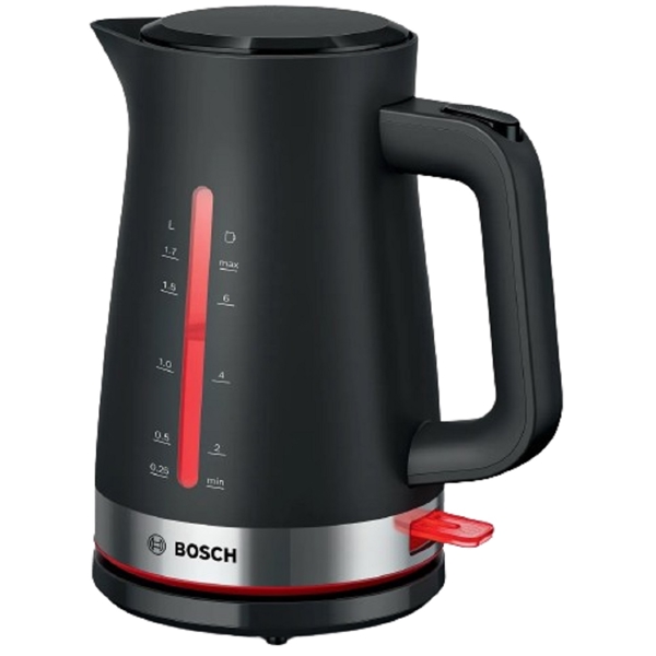 ელექტრო ჩაიდანი Bosch TWK4M223, 2400W, 1.7L, Electric Kettle, Black