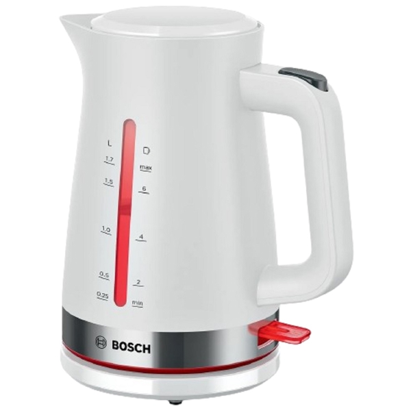 ელექტრო ჩაიდანი Bosch TWK4M221, 2400W, 1.7L, Electric Kettle, White