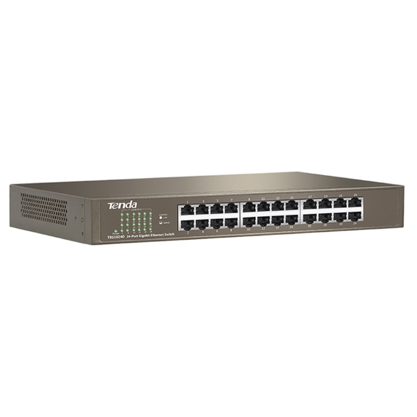 სვიჩი Tenda TEG1024D, 24Port Gigabit, Switch, Curry