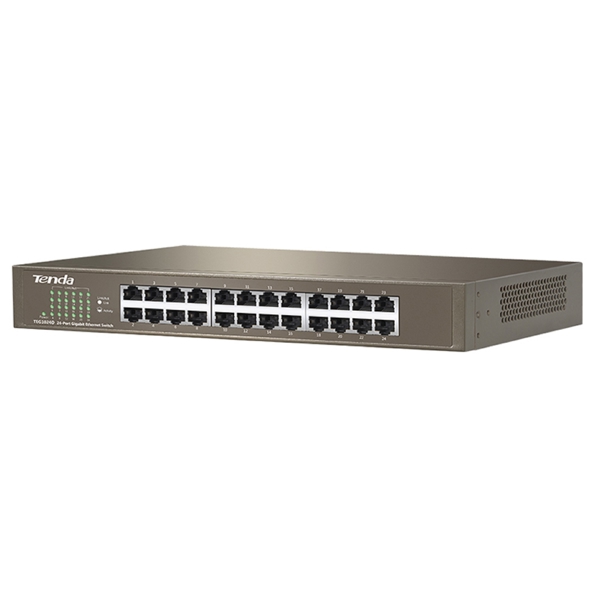 სვიჩი Tenda TEG1024D, 24Port Gigabit, Switch, Curry